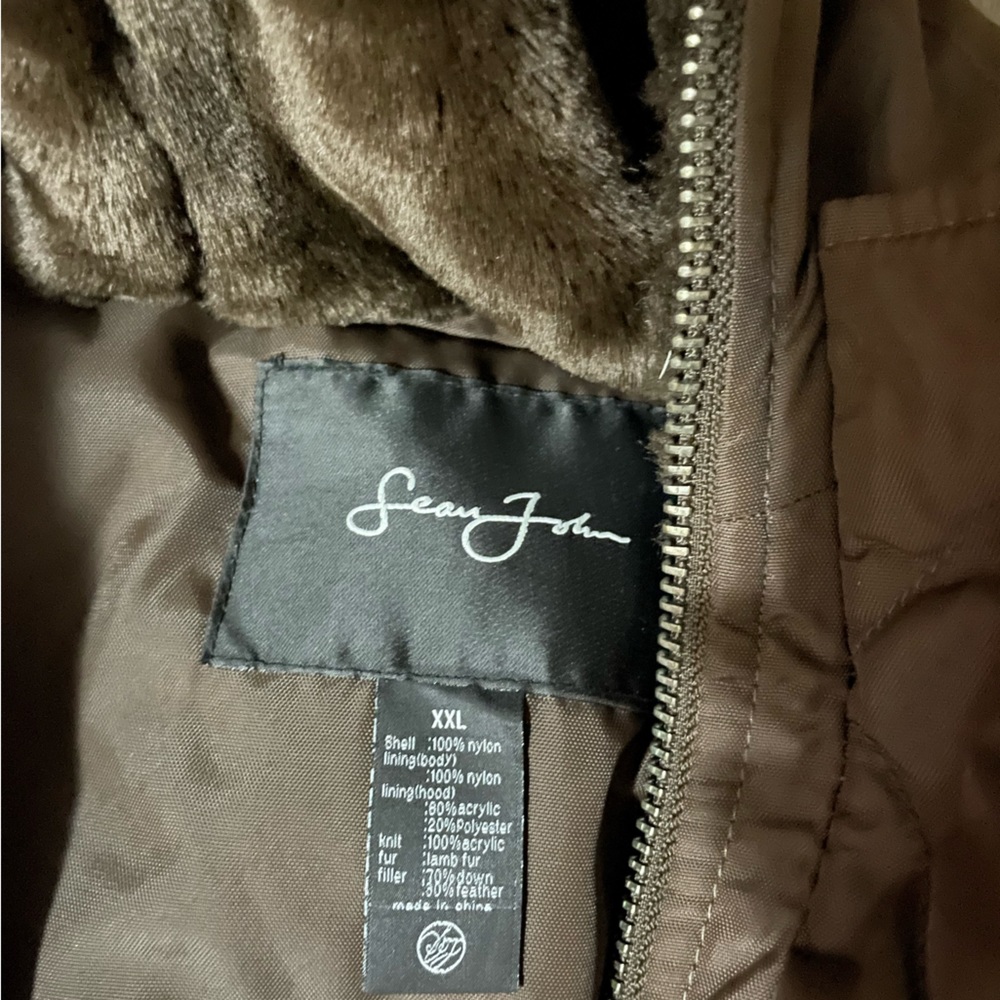 Sean John Puffer Parka Jacket - Gem